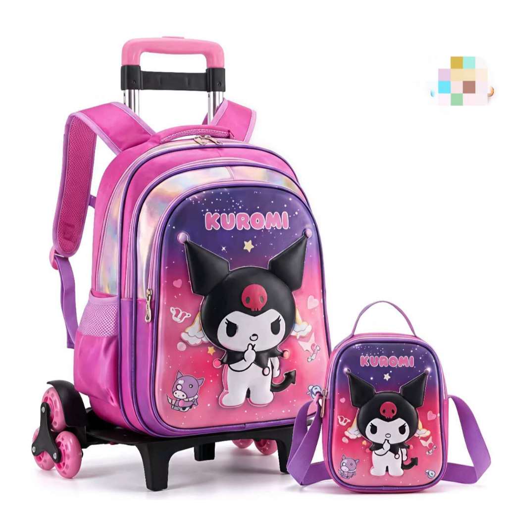 School Bags For Girls Boys  Trolley Backpack Children’s Trolley Bag 1-4grad — view 3