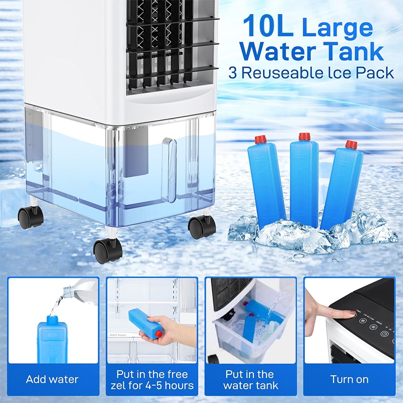 OOKAS Strong Air Cooler Fan Mini Inverter Aircon Portable Air Conditioner Energy Saving Cooling Fan — view 8