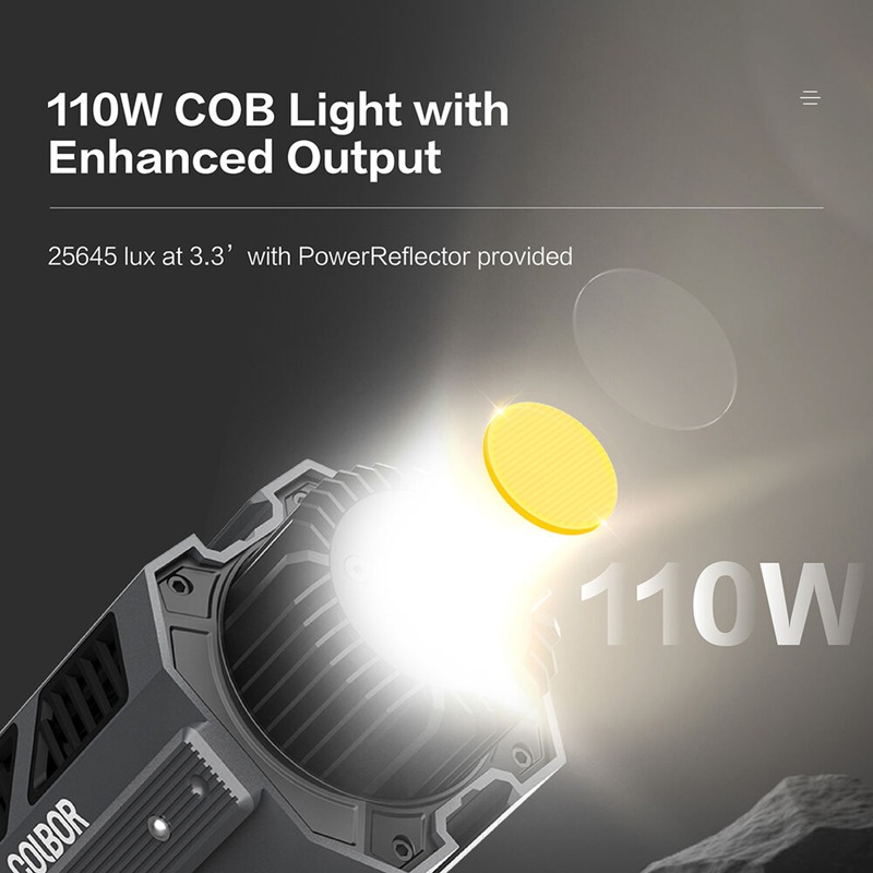 COLBOR CL100X LED Light Front View
