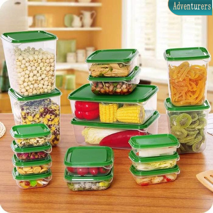 Adventurers 17 Pcs Food Storage Box Dispenser Shopee Philippines