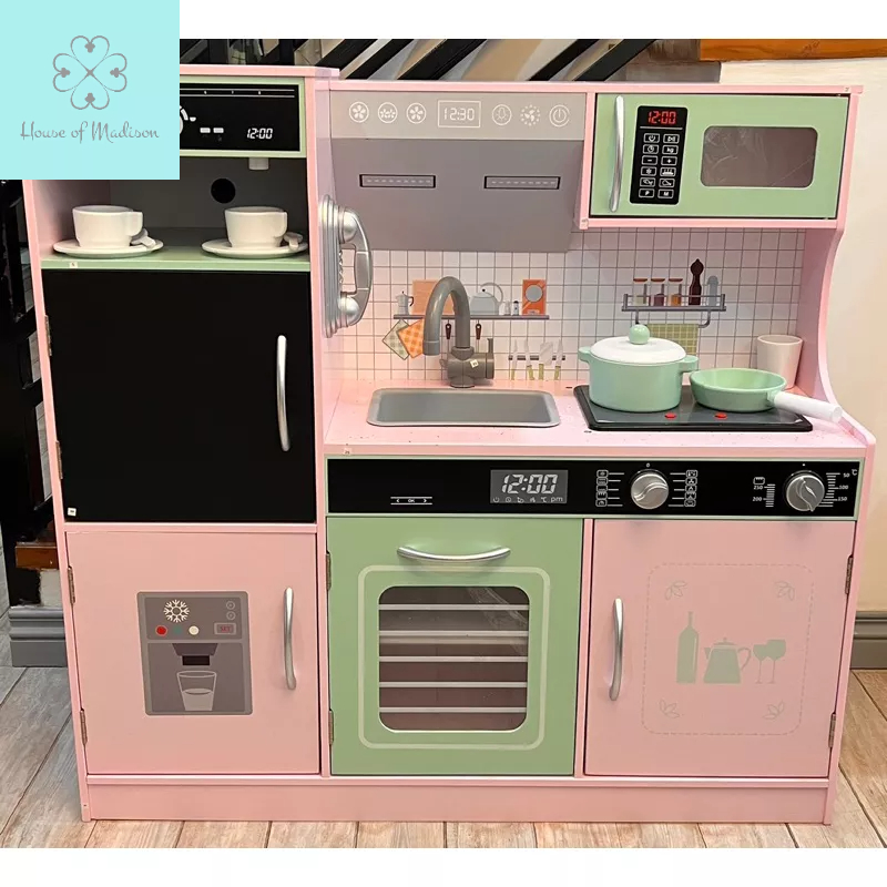 Wooden Toy Kitchen set Lifesize Kitchen toy set Kitchen and Coffee