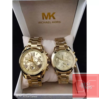 MICHAEL KORS bradshaw couple/ single watch w/ MK box and paperbag
