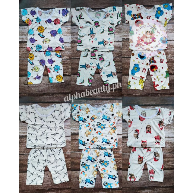Pajama Terno for Baby I Printed Pajama for Baby