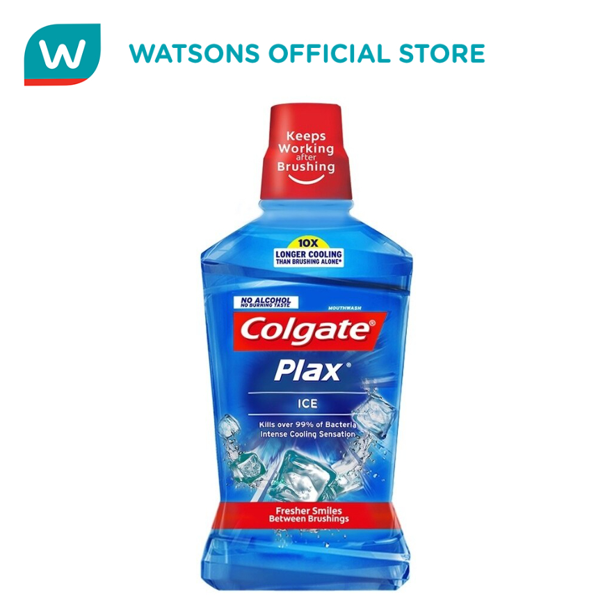 COLGATE Plax Antibacterial Mouthwash Ice Intense Flavor 1L