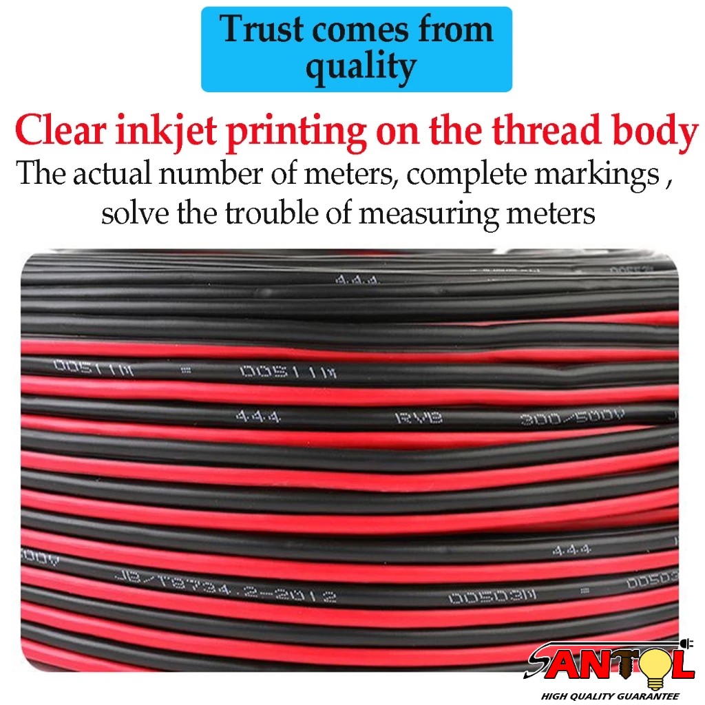 #18 Speaker Audio Box 2 Core Cord Circuit Jumpers Wire Motor Monitoring Car Soft Power Extension — view 2