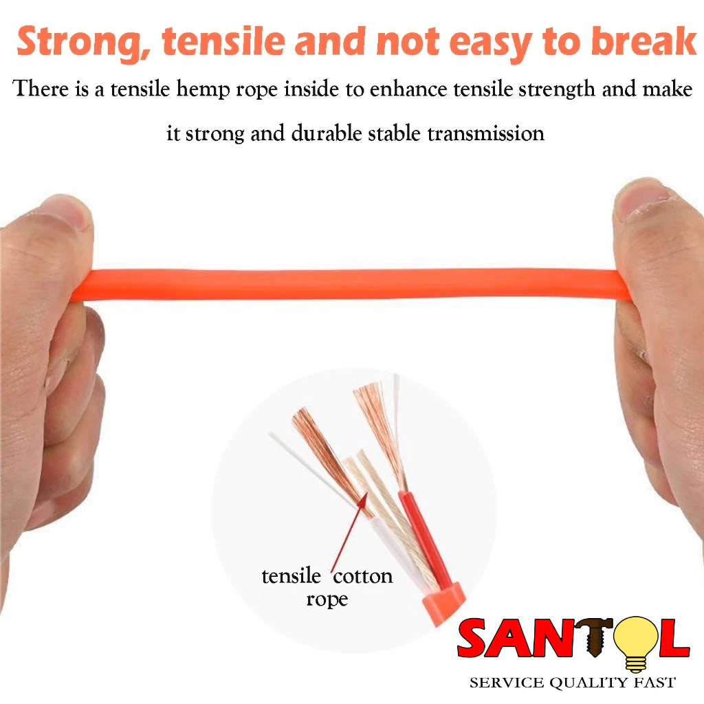 #10 #12 #14 Outdoor Heavy Duty Round Power Cables Soft Waterproof Professional Extension Cord Wire — view 5