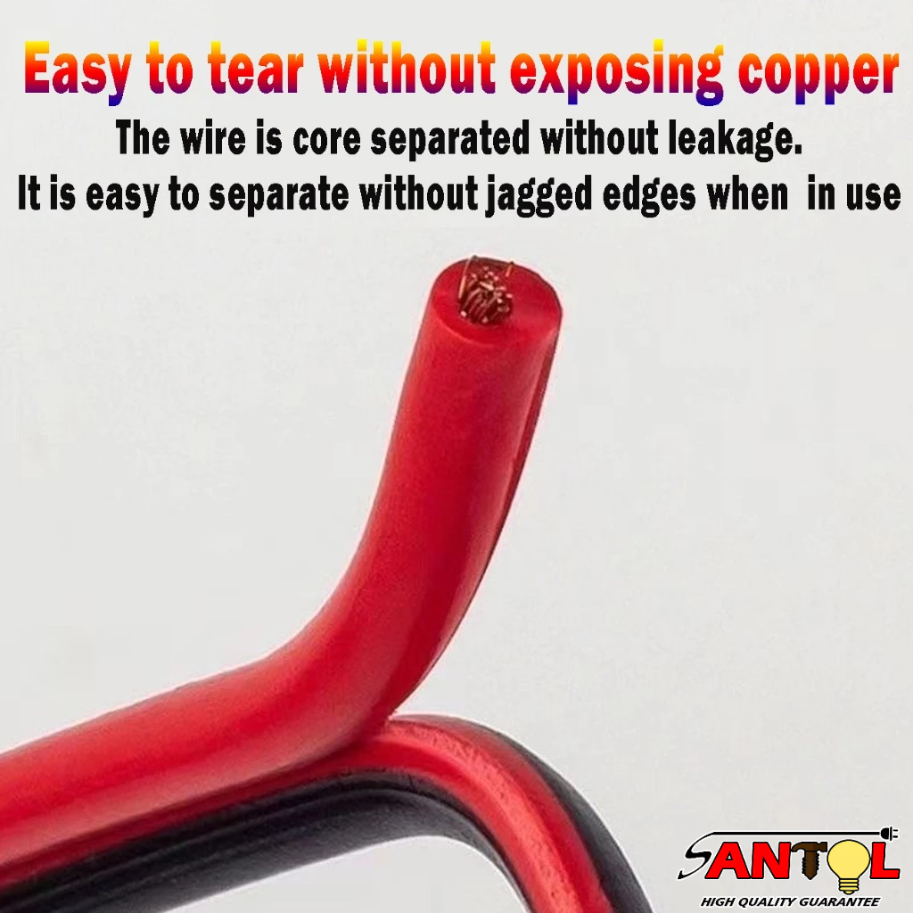 #18 Speaker Audio Box 2 Core Cord Circuit Jumpers Wire Motor Monitoring Car Soft Power Extension — view 3