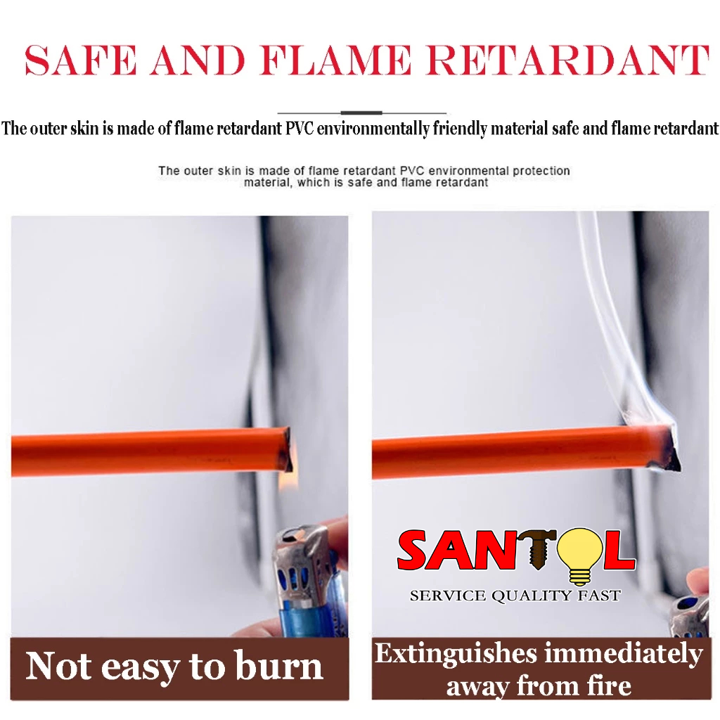 #10 #12 #14 Outdoor Heavy Duty Round Power Cables Soft Waterproof Professional Extension Cord Wire — view 6