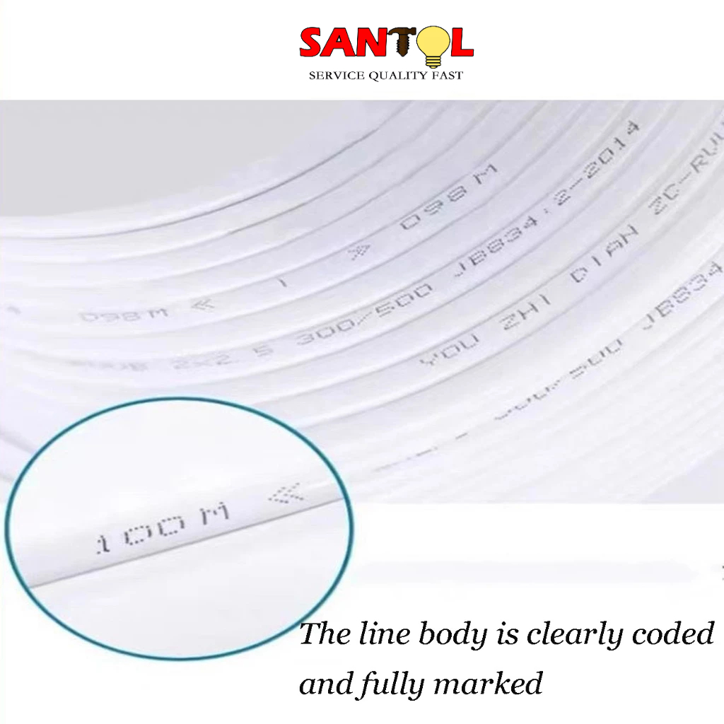 20 meters Heavy Duty RVV Black White Cable 2x4 mm² Extension Wire Pumb Welding Motor Light Cords — view 5