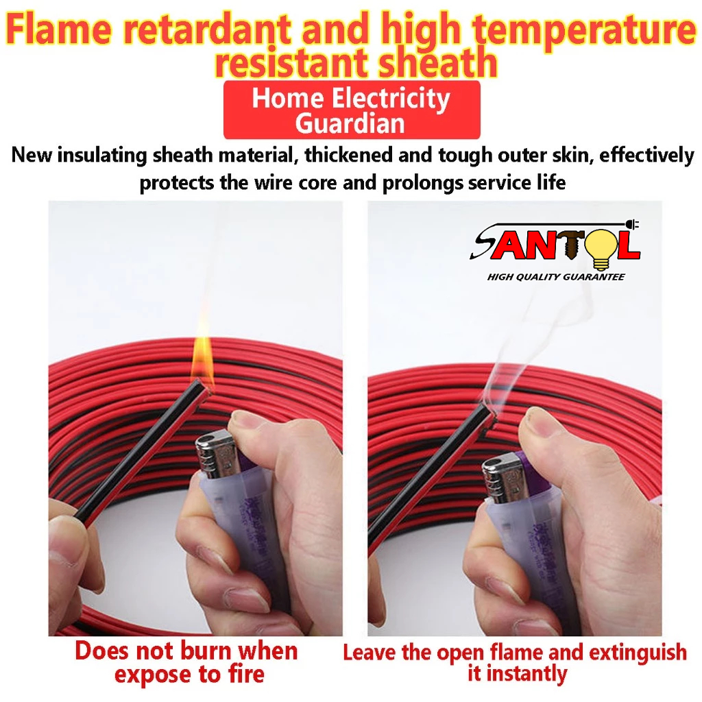 #18 Speaker Audio Box 2 Core Cord Circuit Jumpers Wire Motor Monitoring Car Soft Power Extension — view 7