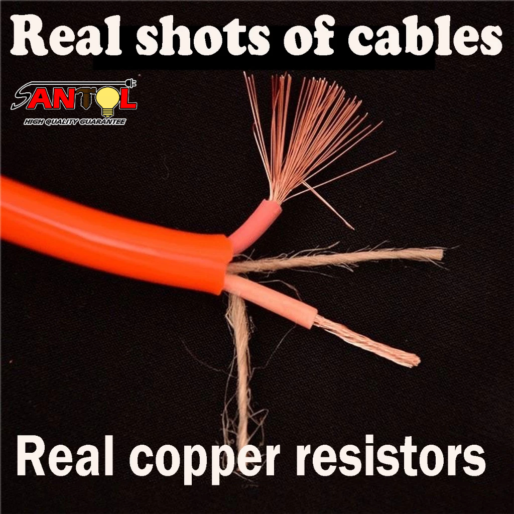 100M Outdoor Heavy Duty Cord #10 #12 #14 Round 2 Core Power Cable Household Sheathed Fireproof Wire — view 2