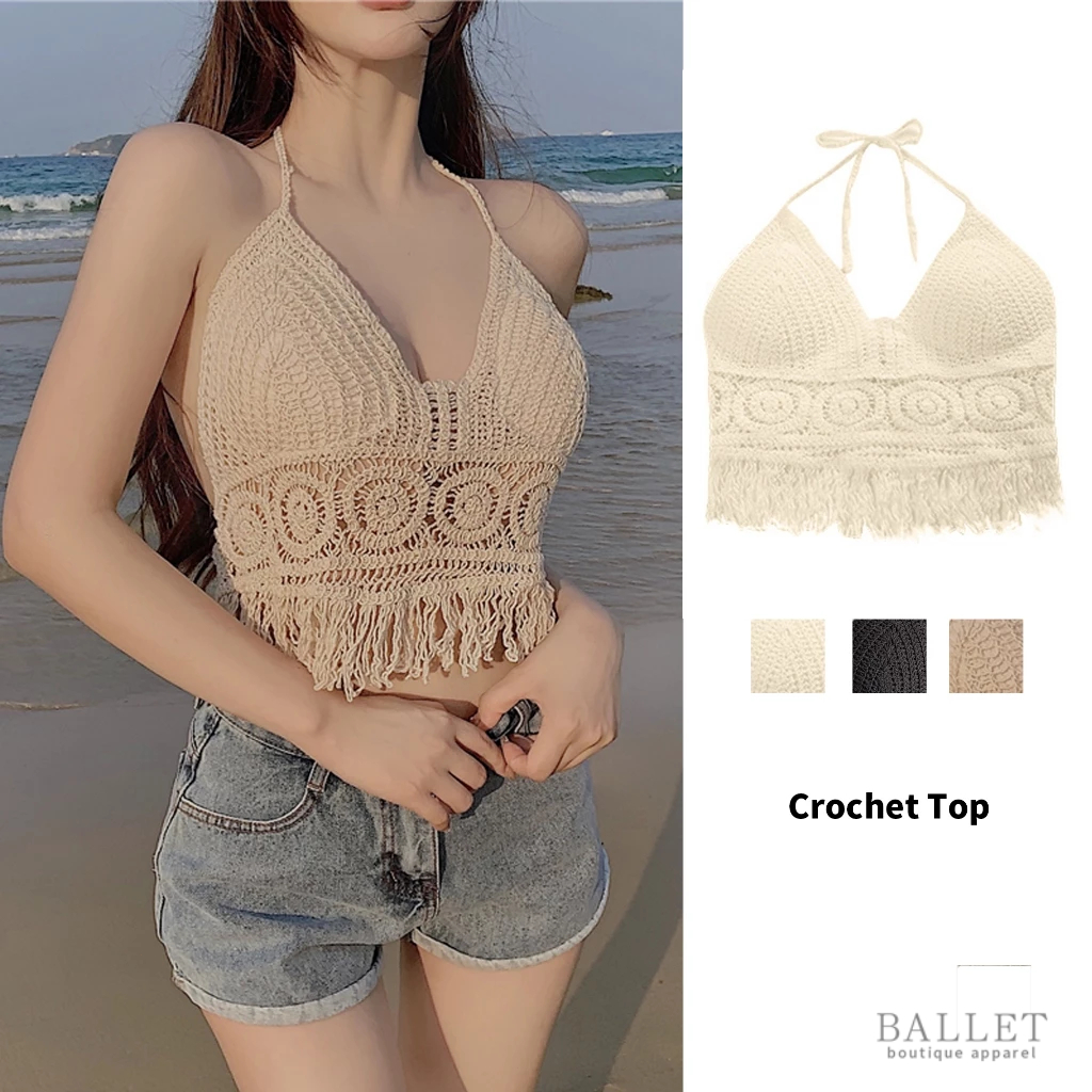 ニット セーター Crochet Beach Top レディース YouTube
