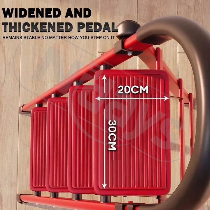 Ladder Foldable Aluminum Heavy Duty Thick Home Portable Ladder With Tool Rack Step Ladder - Image 3