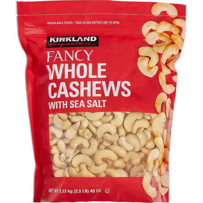 Kirkland Signature Fancy Whole Cashews 40 oz/1.13kg Shopee Philippines