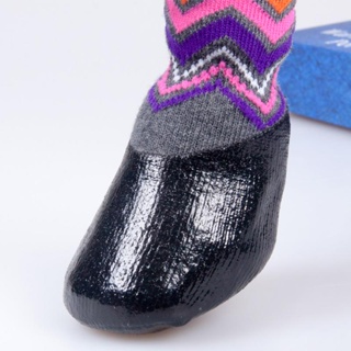 (Free Strap)Dog Waterproof Socks with Straps Blue Boer Pet Ankle Sock Dog Socks Shoes Anti-Scratch