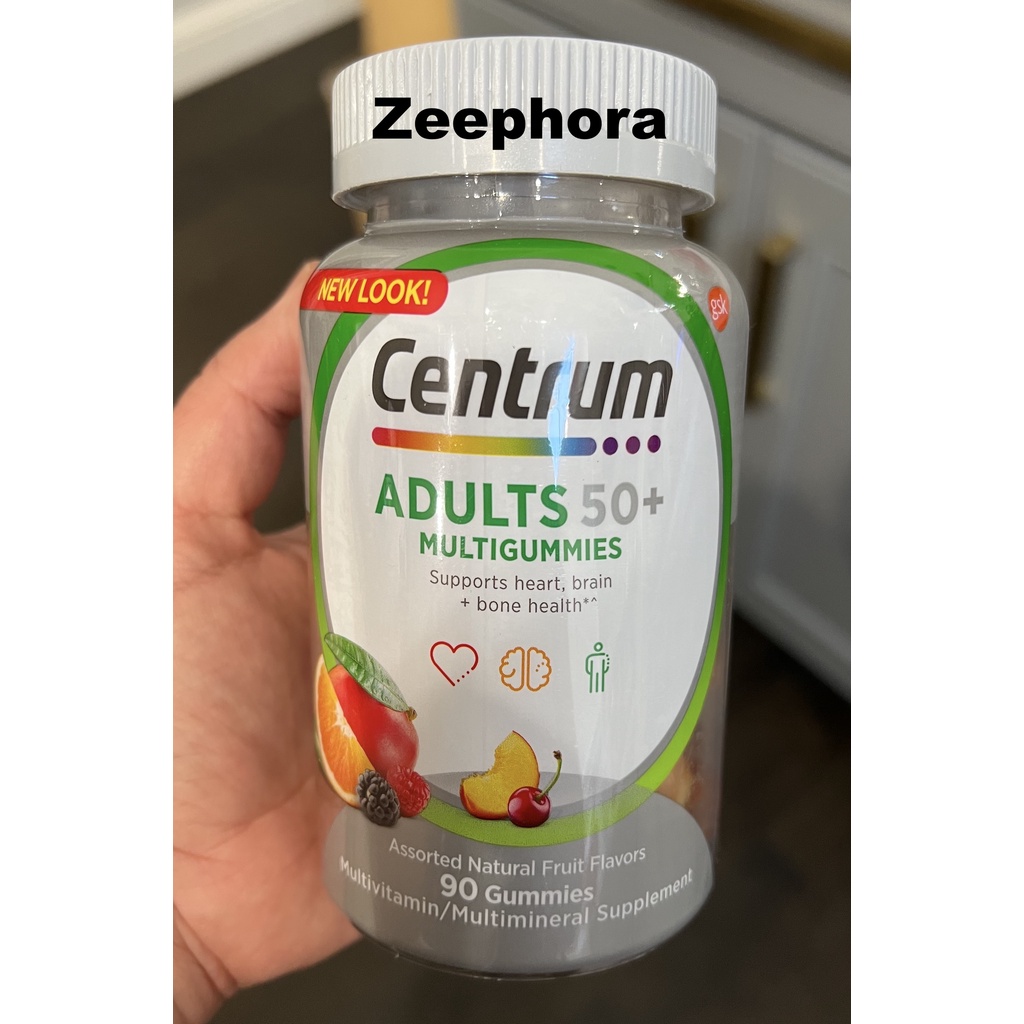Centrum Multigummies Multivitamin For Adults 50+ 90 Gummies EXP April