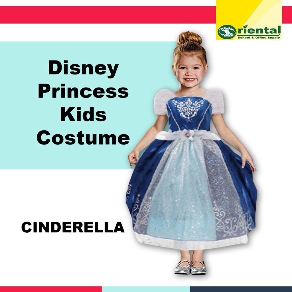 Cinderella Disney Princess Girls Dress Costume Halloween Birthday
