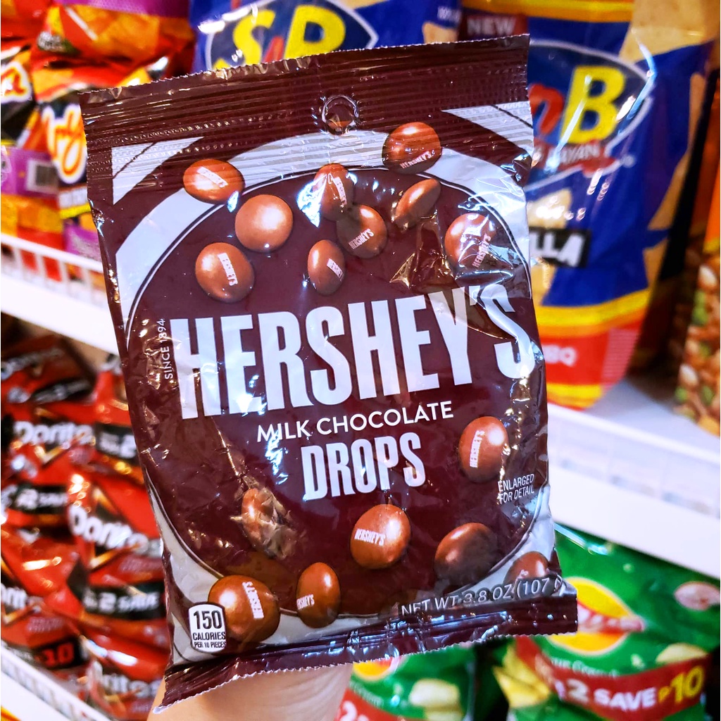 Hersheys Milk Chocolate Drops 107g Shopee Philippines