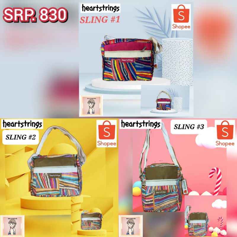 HEARTSTRINGS LADIES SLING BAG ORIGINAL | Shopee Philippines