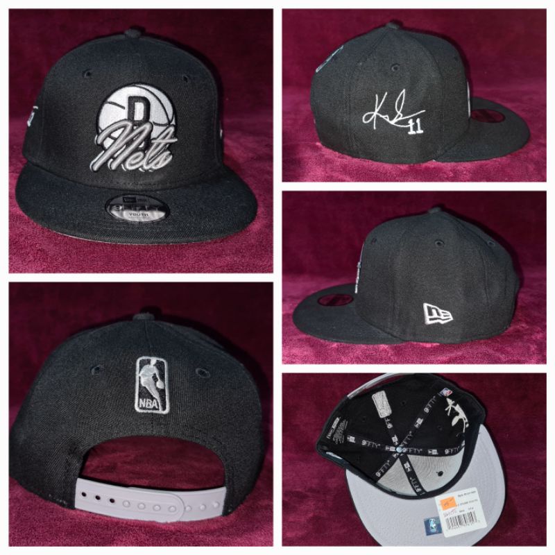 New Era Snapback Hat Basketball Cap Brooklyn Nets Youth Size Shopee
