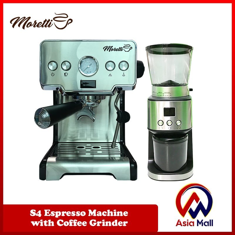 MORETTI S4 COFFEE MAKER 1.7 LITERS 15BAR ESPRESSO MACHINE with