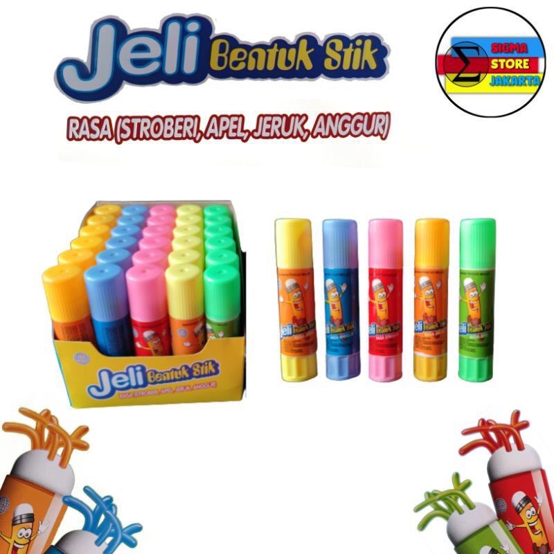 Various Flavors Retail Jelly Candy Sticks | Shopee Philippines