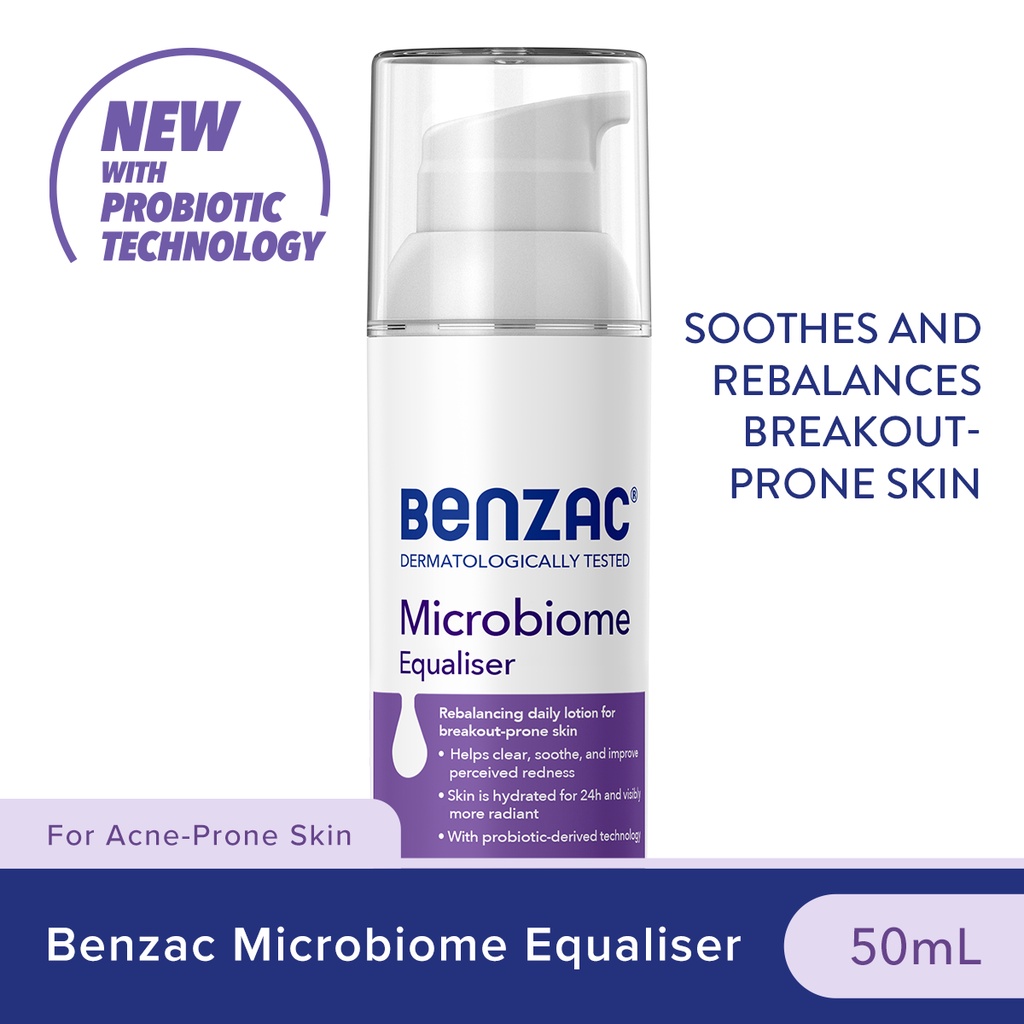 Benzac Microbiome Equaliser 50g [Moisturizer with Probiotic Technology