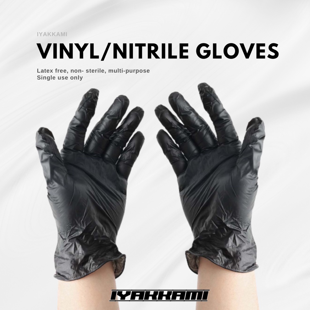Vinyl/ Nitrile Gloves (Medium) Shopee Philippines