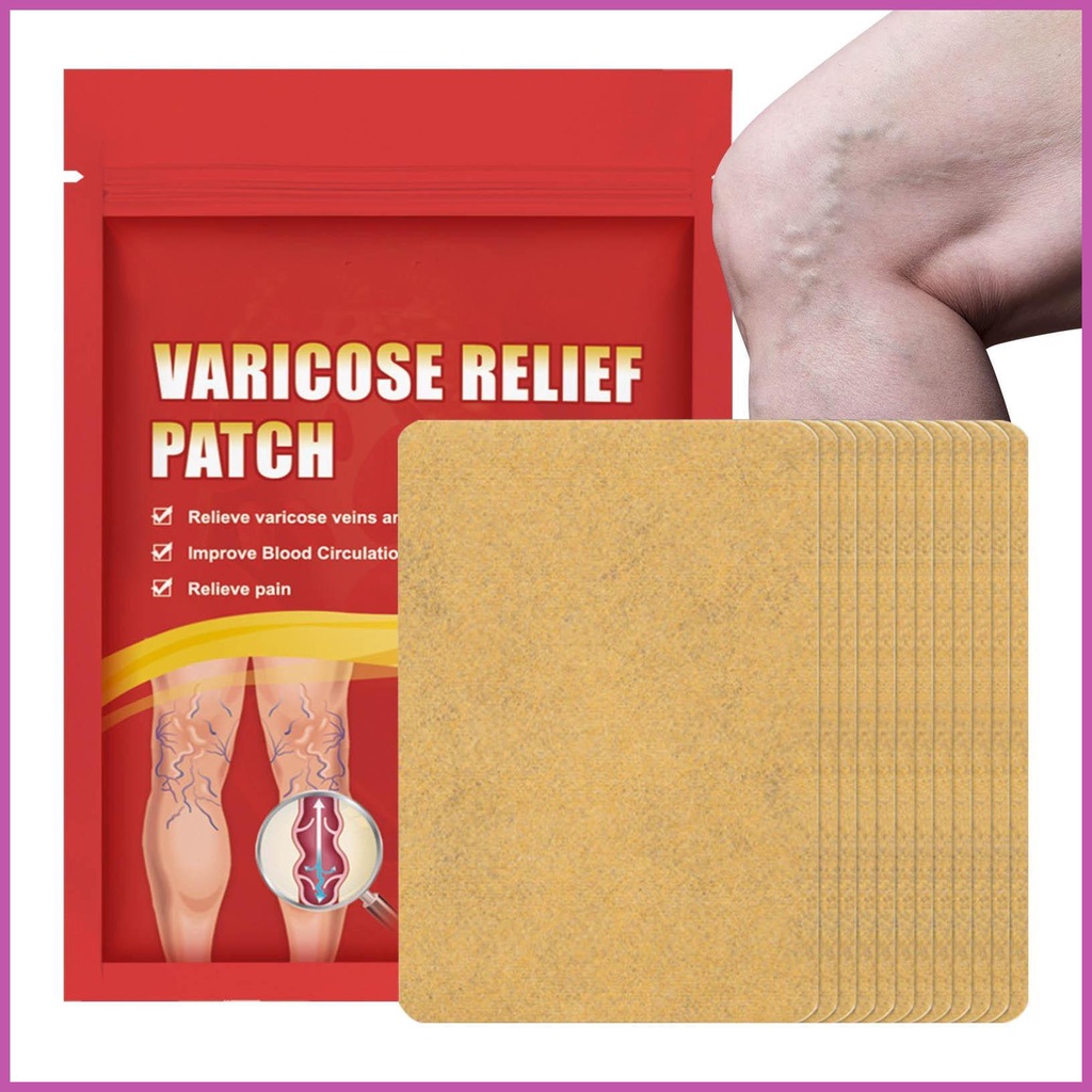 Vein Patches Vein Repair Treat Stickers 12Pcs Varicose Vein Soothing