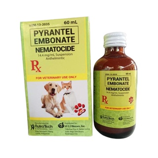 NEMATOCIDE Pyrantel Embonate - Anthelmintic - 60mL