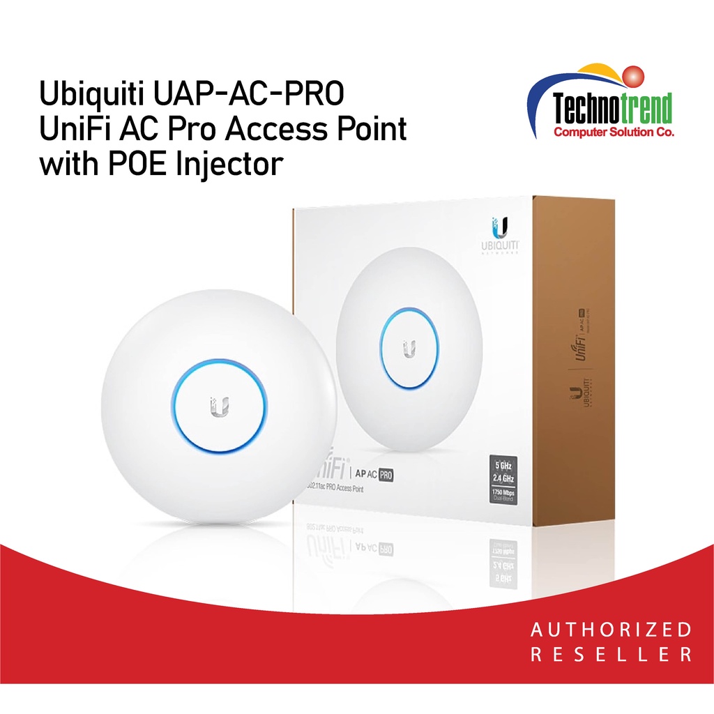 Ubiquiti UAP-AC-PRO UniFi AC Pro Access Point with POE Injector ...