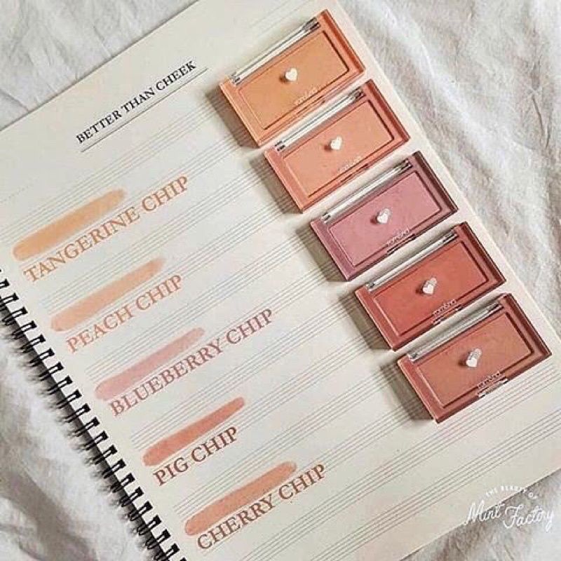 Romand Better Than Cheek BLUSH ON 4gr Shade Peach Chip 100&Original