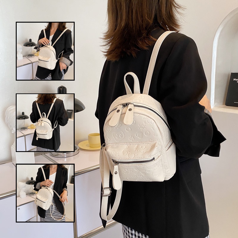 Womens backpack bag Korean Fashion ladies rucksack mini Female bag cute