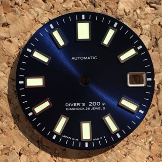 `S-Watch Nh35 watch dial 62mas Yuanzu dial is suitable for nh35a movement diving watch refitting Jap #3