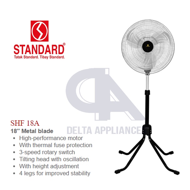 Standard SHF 18A Industrial Stand Fan 18" Shopee Philippines