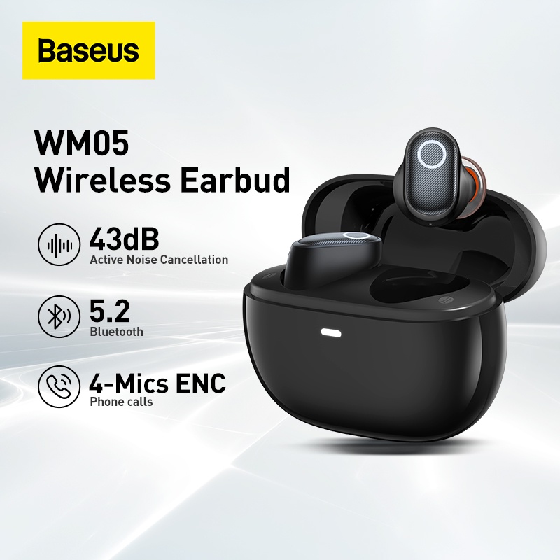 Baseus Bowie WM05 ANC TWS Wireless Earphones Bluetooth 5.2 Earbuds,4 ...