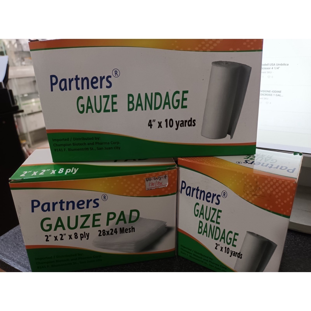 Gauze Bandage Gauze Roll (Parners) Shopee Philippines