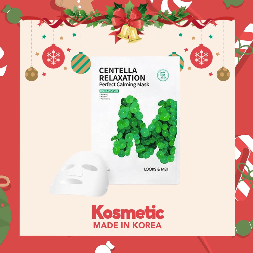 [LOOKS & MEII] Centella Relaxation Perfect Calming Mask 30ml