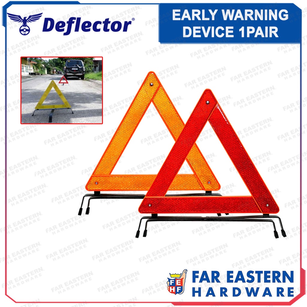 Early Warning Device Reflectorized 1 Pair DEFLECTOR Ordinary Shopee