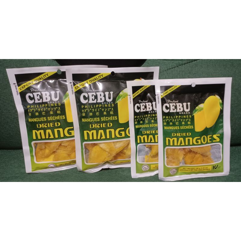 Cebu Dried Mangoes 200g/100g | Shopee Philippines