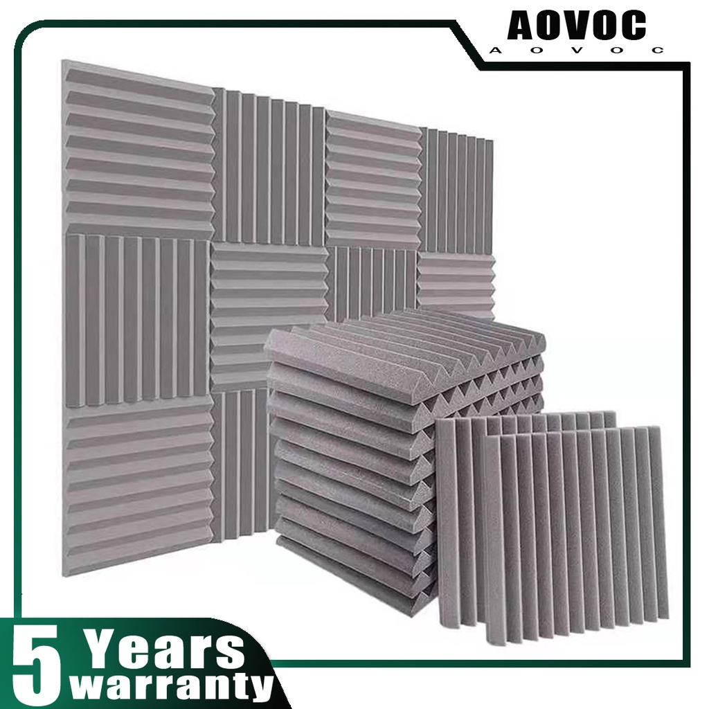 12 Pcs Acoustic Panels Soundproofing Foam Acoustic Tiles Studio Foam ...