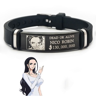 2021 New listing One Piece wanted Cartoon Bracelet Creative Peripheral Bracelet Luffy  Zoro The Same Birthday Gift Bracelet #9