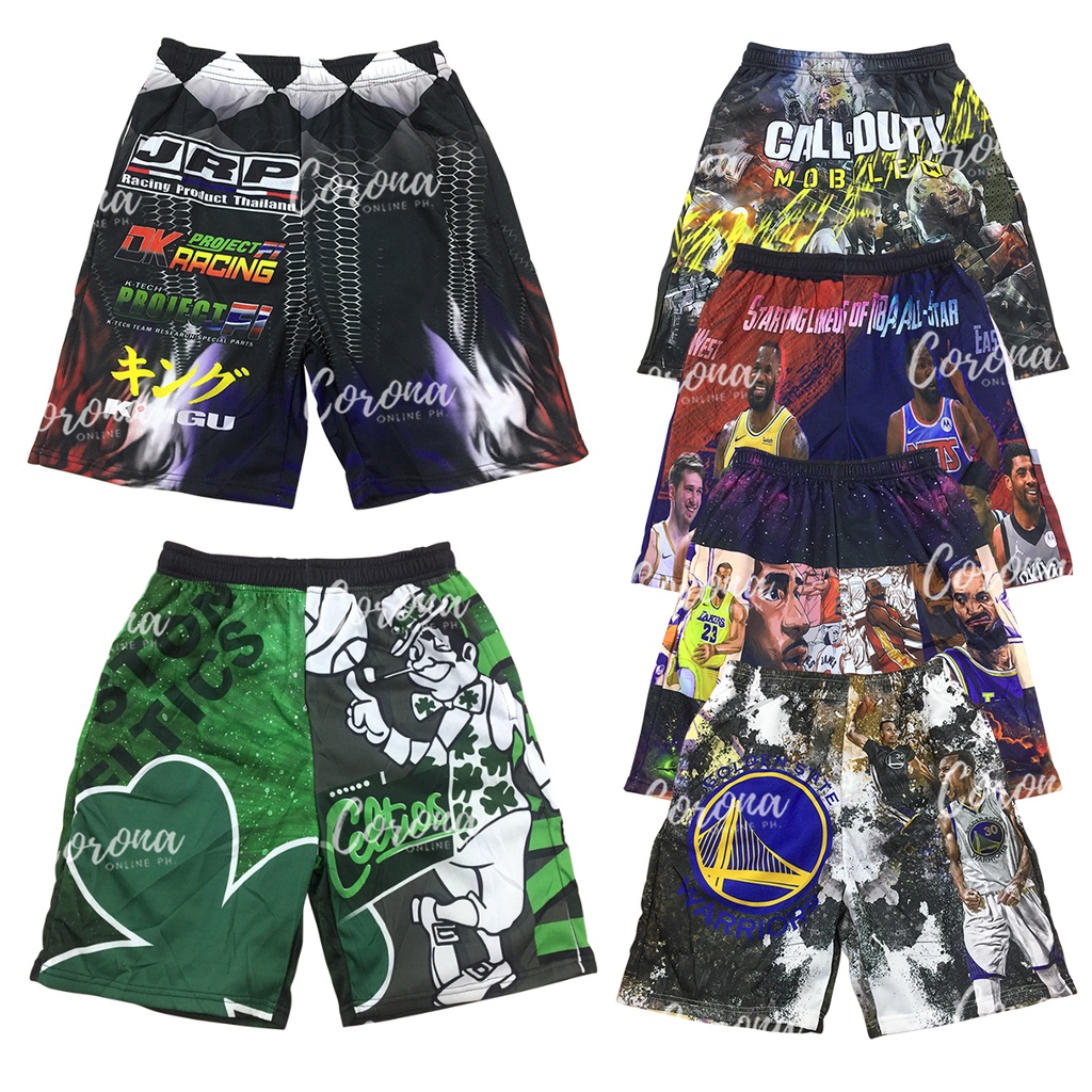 61198 Biztree Plus Size Men's Basketball Short Sublimation Full Print