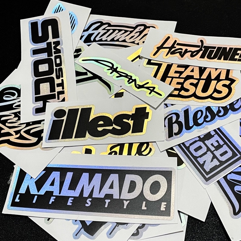 Hologram Motorcycle Car Sticker Helmet Visor Decals SAFE RECIPE