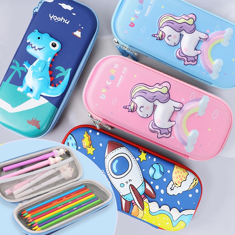 3D Pencil Case Primary School Students Boys Children PEN Case ...