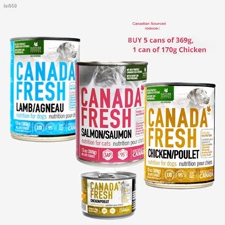 Preferential Buy 5 Cans Canada Fresh Dog Food 369g + Free 1 Can Chicken 170g for All Life Stages