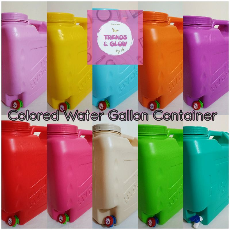 COLORED Gallon Container 20Liters/5Gallon Size /Mineral Water Container