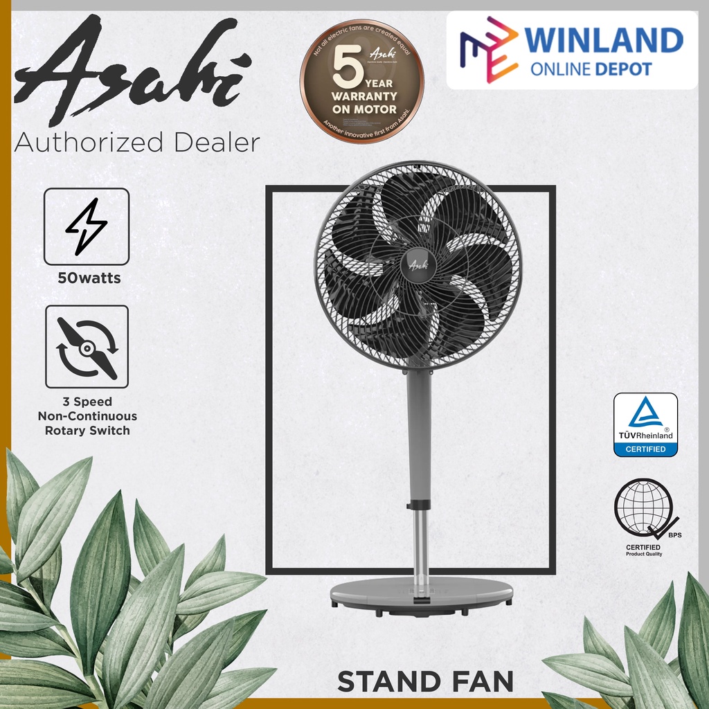 Asahi Original 14inch / 350mm Remote Controlled Circulator Fan