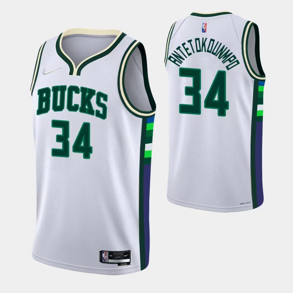 Milwaukee Bucks Icon #34 Giannis Antetokounmpo Jersey sando for mens ...