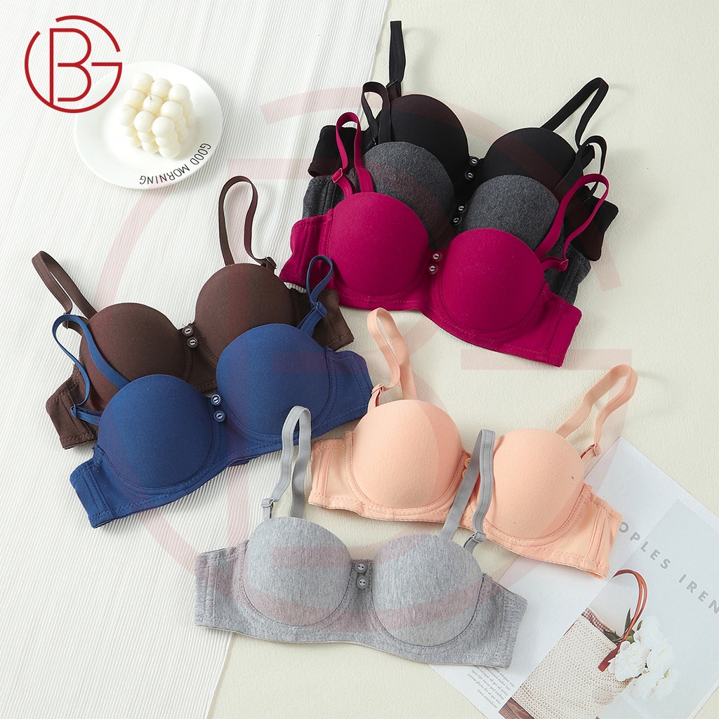 Gbra Push Up Bra With Wire Wonderbra Sexy Comfortable Underwear Cotton Bra Shopee Philippines 6882